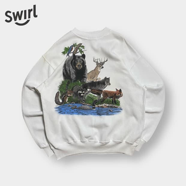 🌊Hanes 50/50 animal sweatshirts