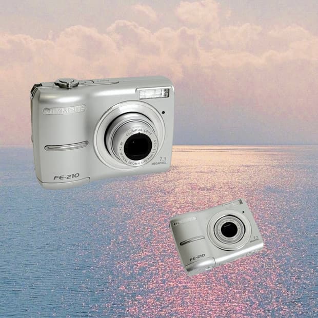 건전지!) 올림푸스 fe-210 Olympus 빈티지 디카
