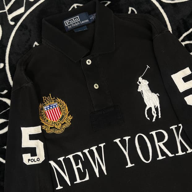 폴로 랄프로렌 빅포니 치프키프 뉴욕 PK 카라티 블랙 S