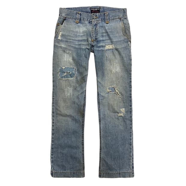 돌체앤가바나 리페어링 데님 팬츠