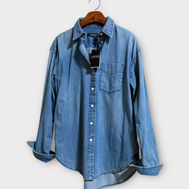 ➕(새상품) Lauren 로렌 랄프로렌 데님셔츠