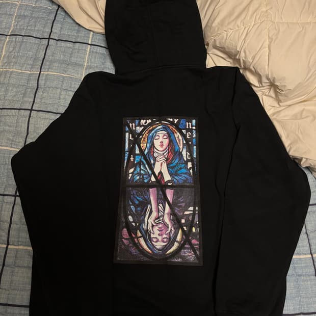 낫포너드 기모 후드티 XL