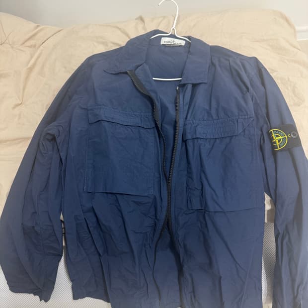 스톤아일랜드 나슬란 오버셔츠 네이비 xl