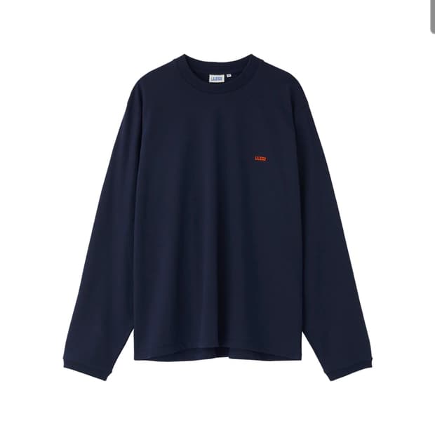 llege 로고 롱슬리브 네이비 M