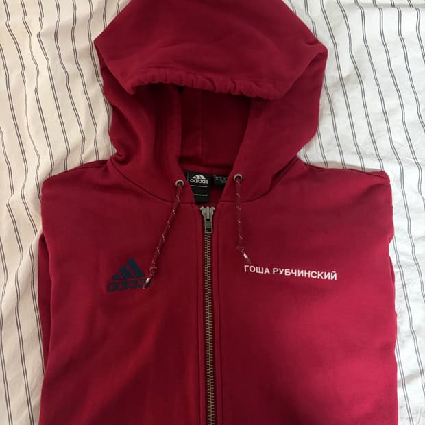 아디다스 고샤루브친스키 후드집업 버건디 xs