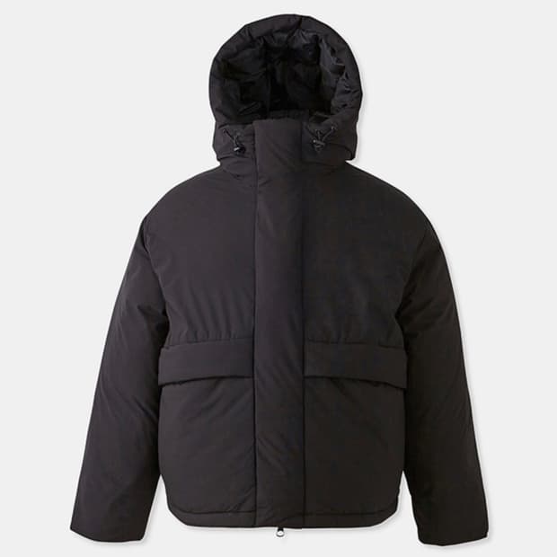 미니멀 후디드 패딩