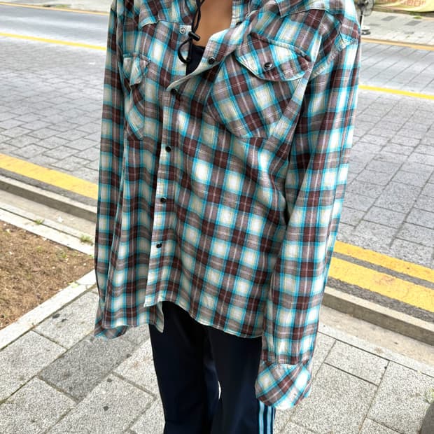 Commontage Check Western Shirt