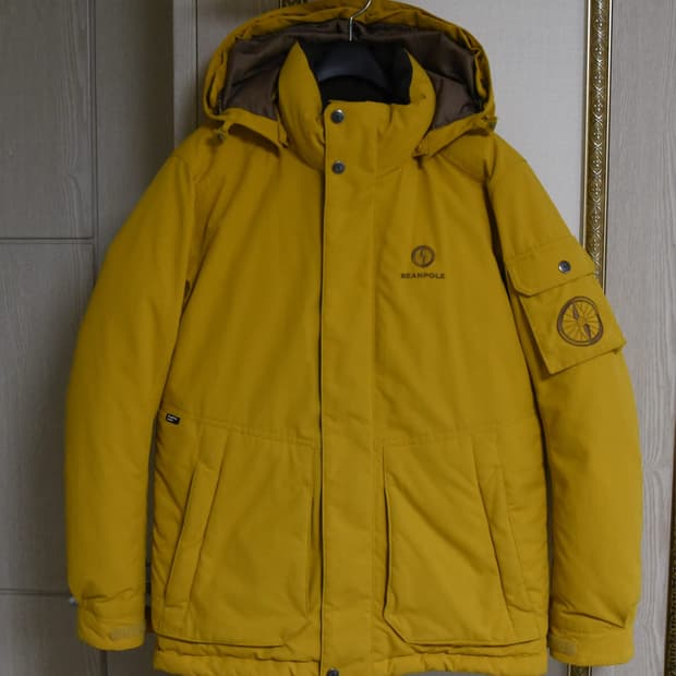 빈폴 아웃도어 노란색 자켓 90