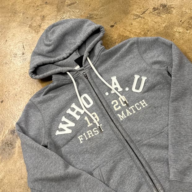[정품/S] WHO.A.U 후드집업 회색 b8