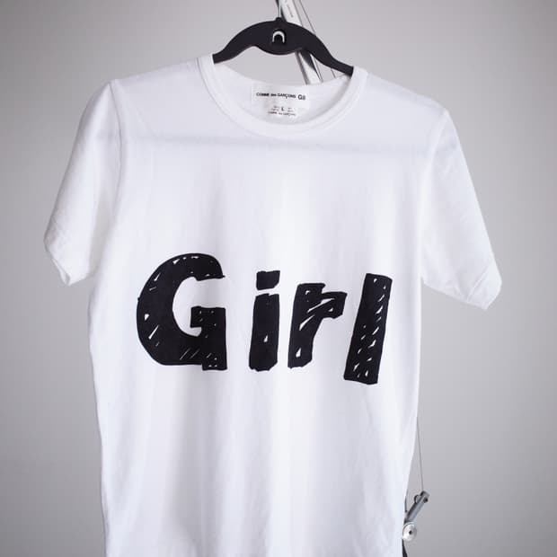 COMME des Garcons GIRL 프린팅 티셔츠