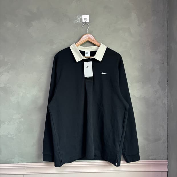 새상품 나이키 스우시 럭비티 롱슬리브