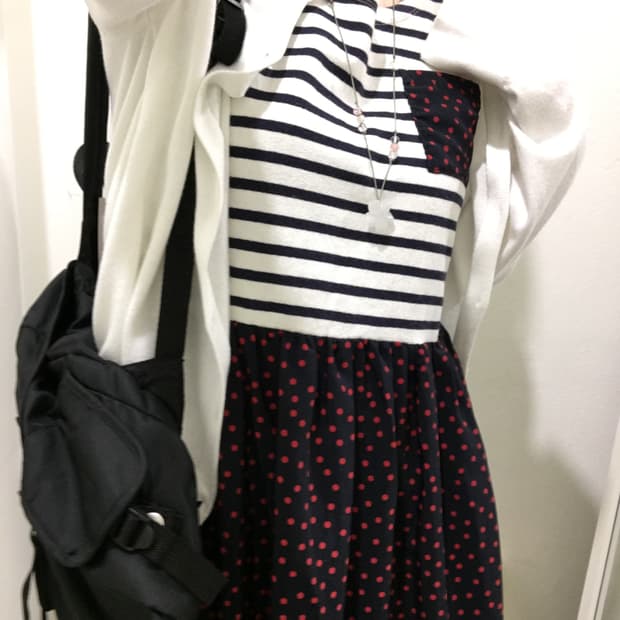 Dot Layered Sleeveless