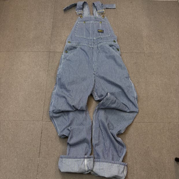 Oshkosh made in usa 오시코시 히코리 데님 오버롤 