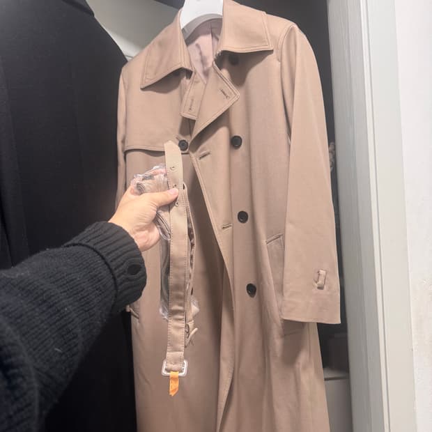 쿠어 울 트렌치코트 s사이즈