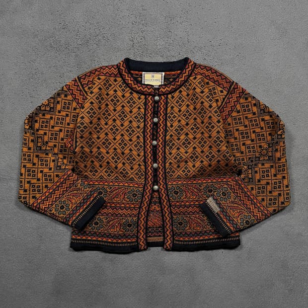 DALE OF NORWAY 데일 오브 노르웨이 노르딕 니트 가디건