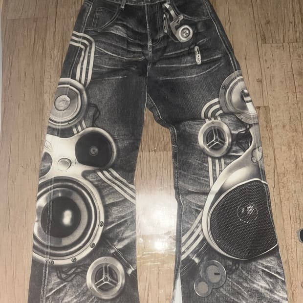 DND4DES 스피커 와이드 데님