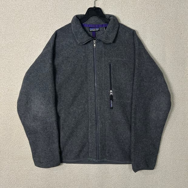 (S) 90s 파타고니아 회색 플리스 집업