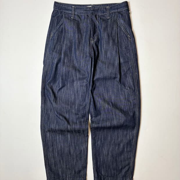 플랙 23SS 핀턱 워시드 데님 팬츠 PN9345