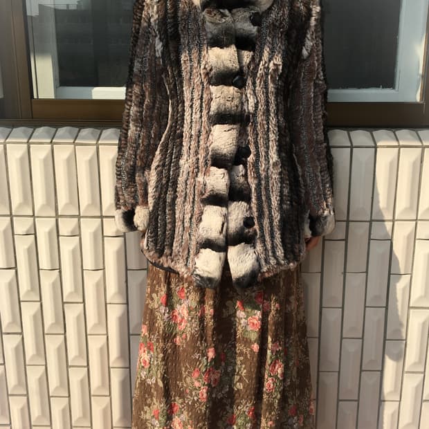 Reversible fur jacket