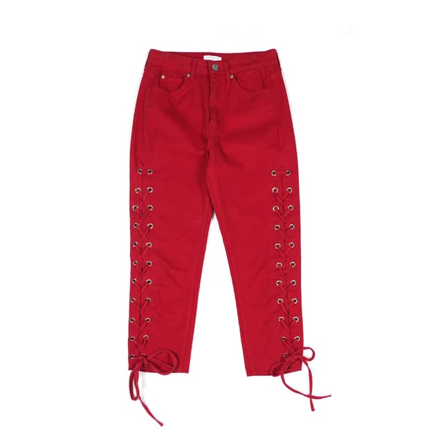 Sandro lace-up cropped pants