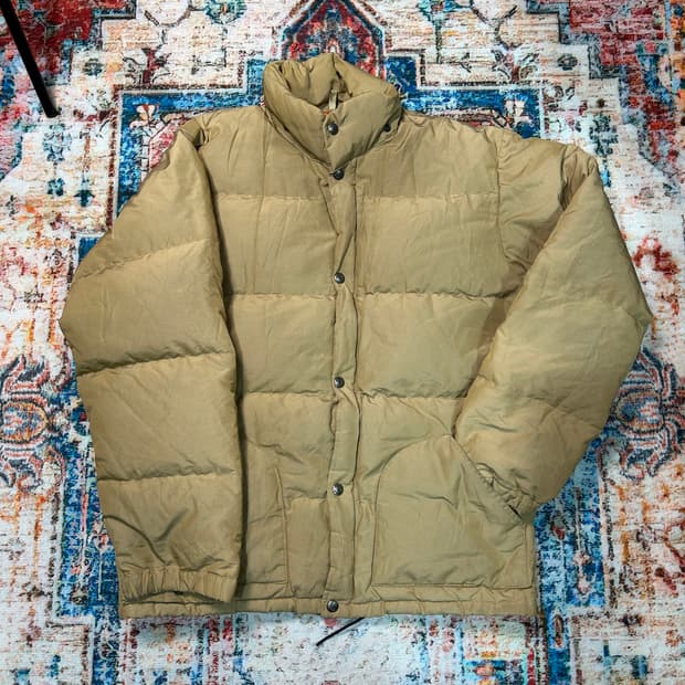 [L] 시에라 디자인 베이지 구스다운 푸퍼 패딩 