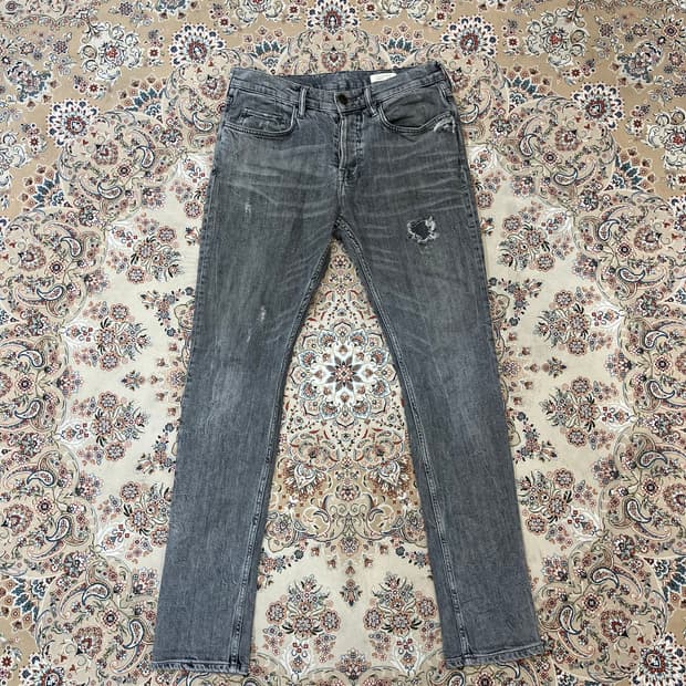 올세인츠 디스트로이드 데님팬츠 바지