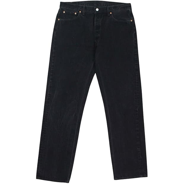 1997 USA 리바이스 501-0660 블랙 데님 팬츠 빈티지 미국제