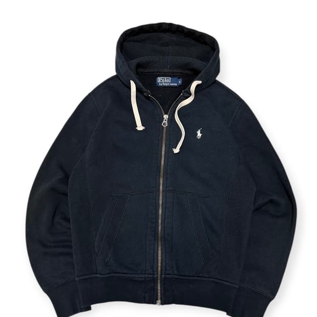 폴로 랄프로렌 써멀 네이비 후드집업