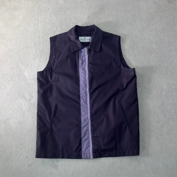 95 발렌시아가 00s 나일론 퍼플 베스트 자켓 