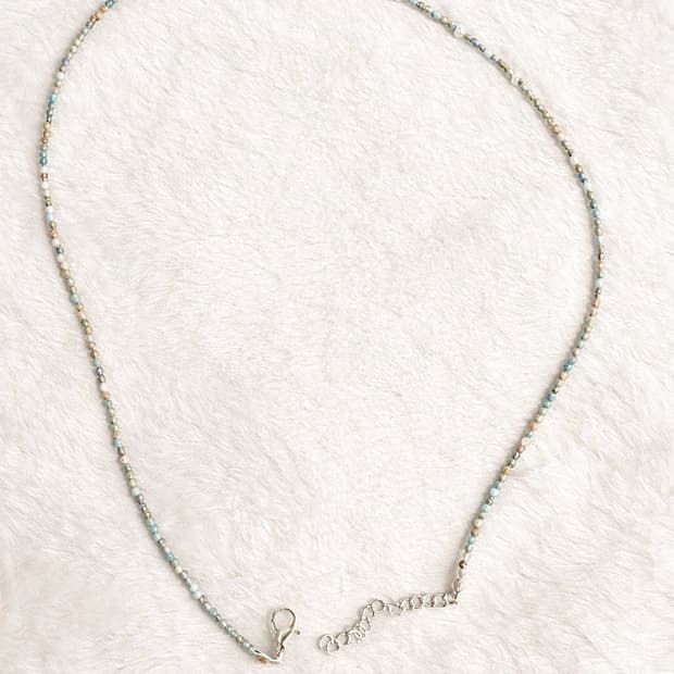 핸드메이드 비즈 목걸이