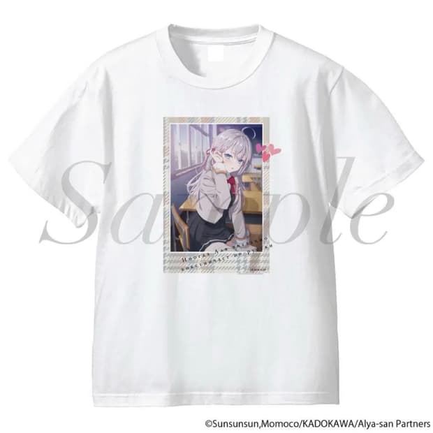 러시부끄 로시데레 가끔씩 툭하고 러시아어로 아랴양 티셔츠 M