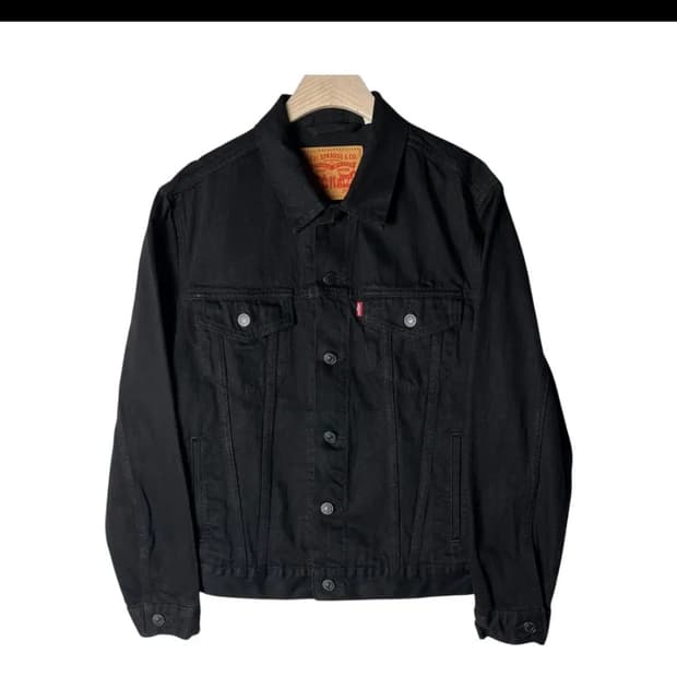 리바이스 블랙 트러커자켓