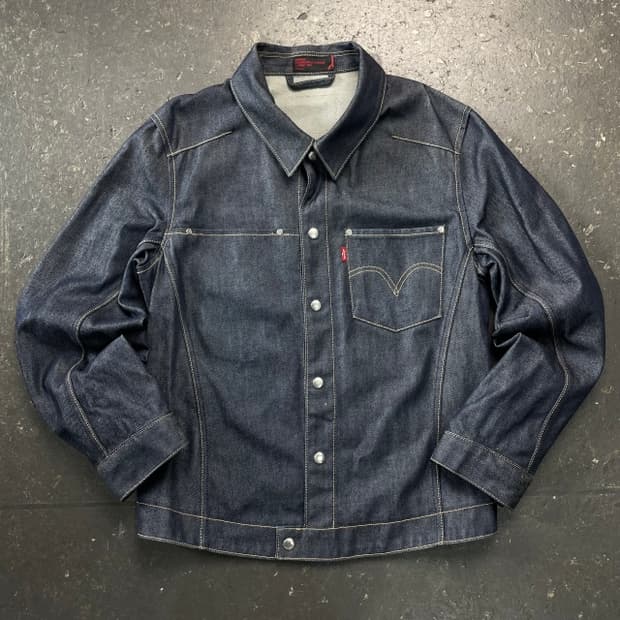 100 리바이스 엔지니어드 청자켓 데님자켓