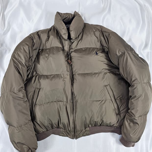 폴로푸퍼숏패딩