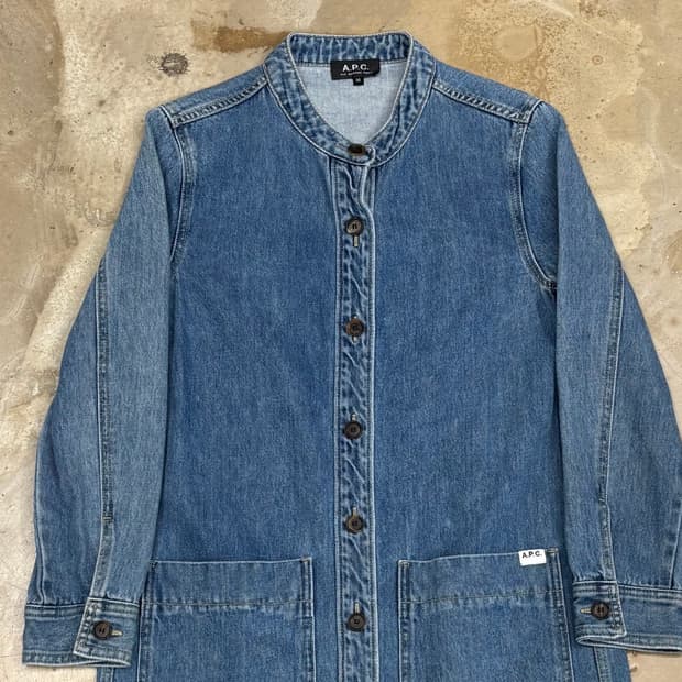 36 A.P.C. 데님 롱 원피스