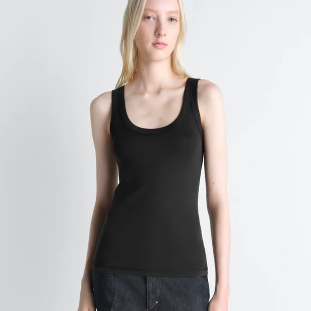 [S,M]르메르 26ss 립 탱크 탑/스퀴드 잉크