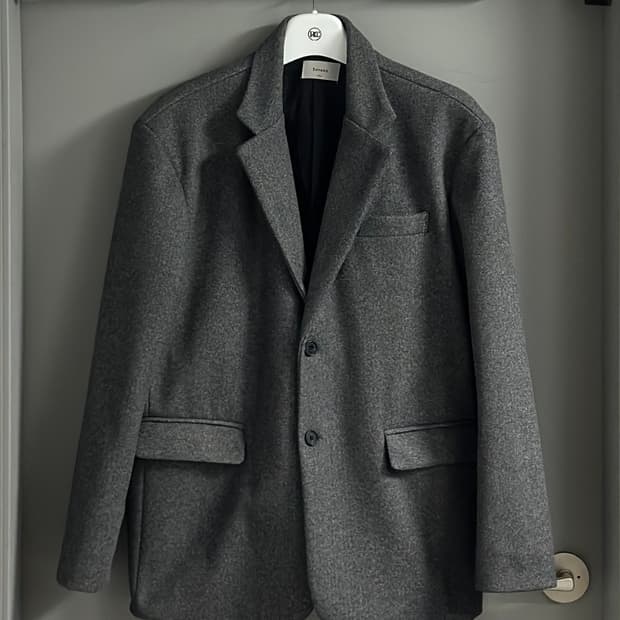 [L] 렉토st 세미오버핏 울 블레이저