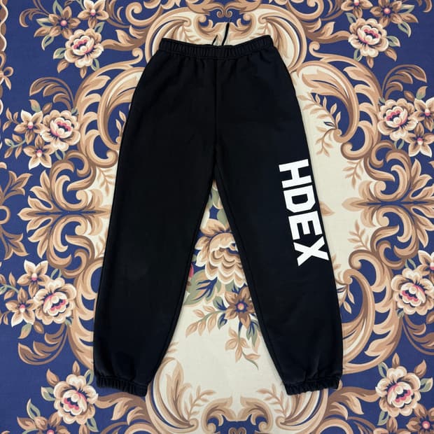 (M)에이치덱스 HDEX 코튼 조거팬츠(블랙)