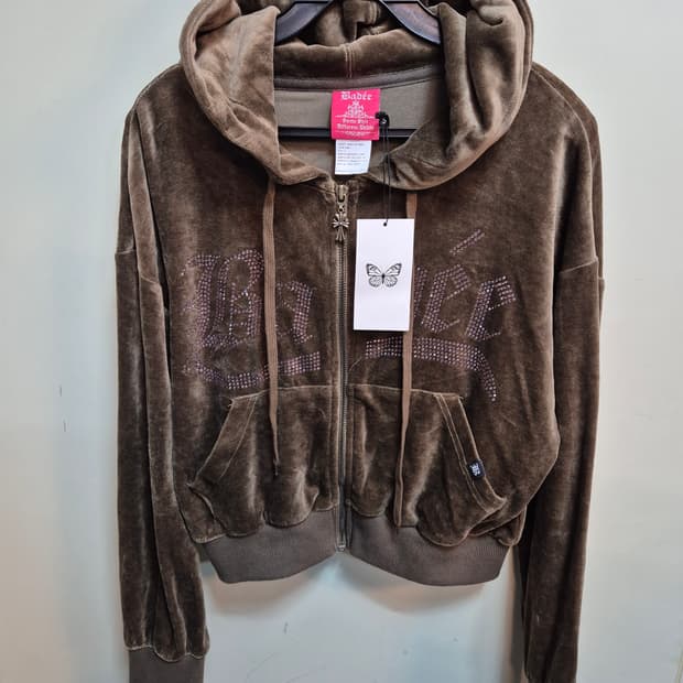배디 벨벳 후드(새상품)