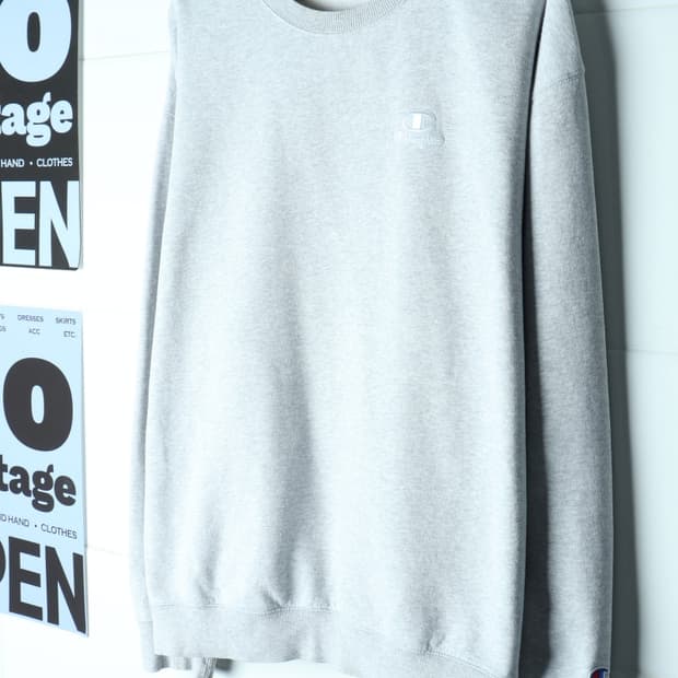 (2XL-3XL) 챔피온 맨투맨 티셔츠 빅사이즈 기모-H35733