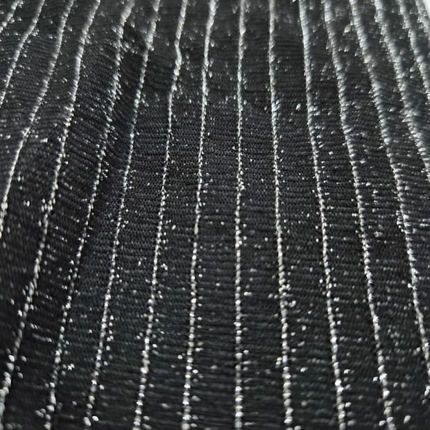 THEORIA 반짝이 펄 스트라이프 팬티스타킹