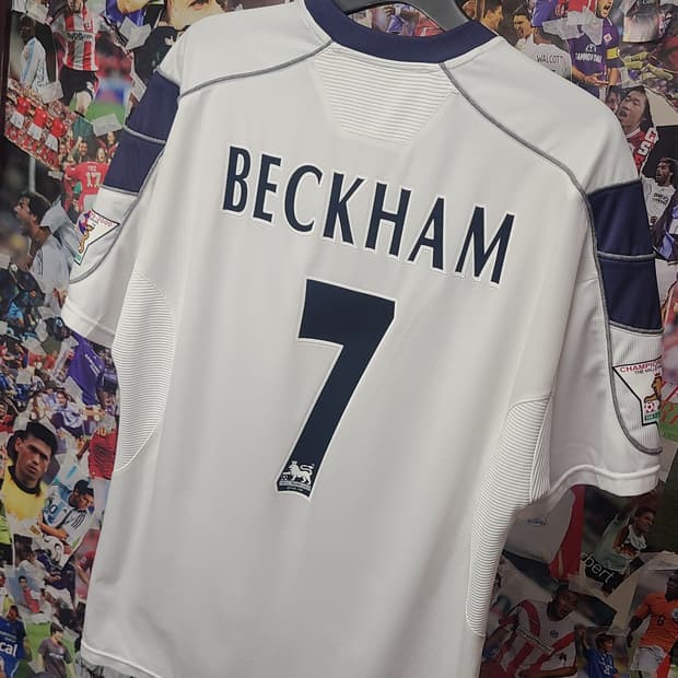 맨유 00-01 베컴 어웨이 유니폼