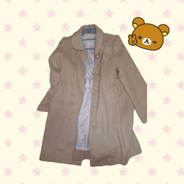 도트안감 리락쿠마 코트