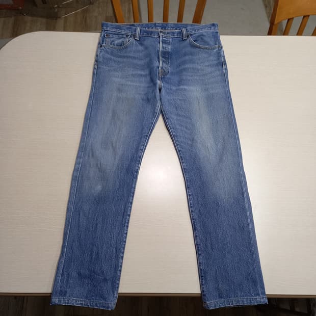 34 리바이스501 멕시코 워싱 스판 슬림일자진 34-564