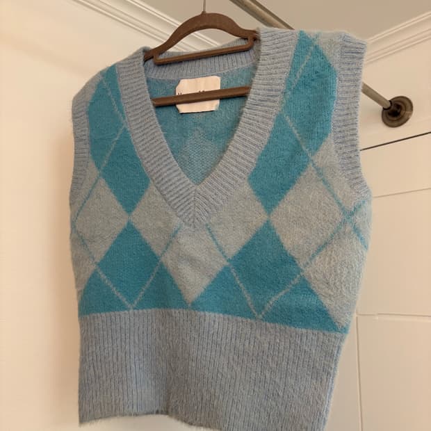 House of sunny 니트 조끼 S