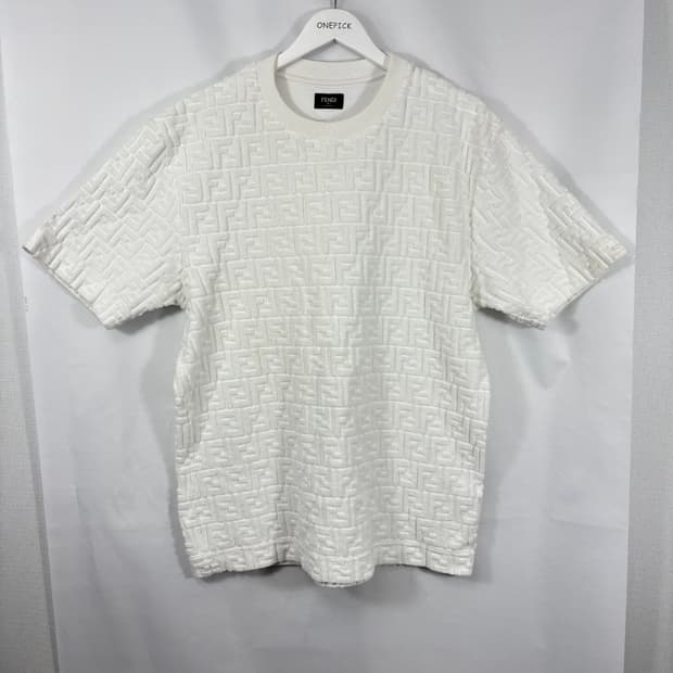 (새상품급,풀구성)펜디 FF 타월링 반팔 티셔츠