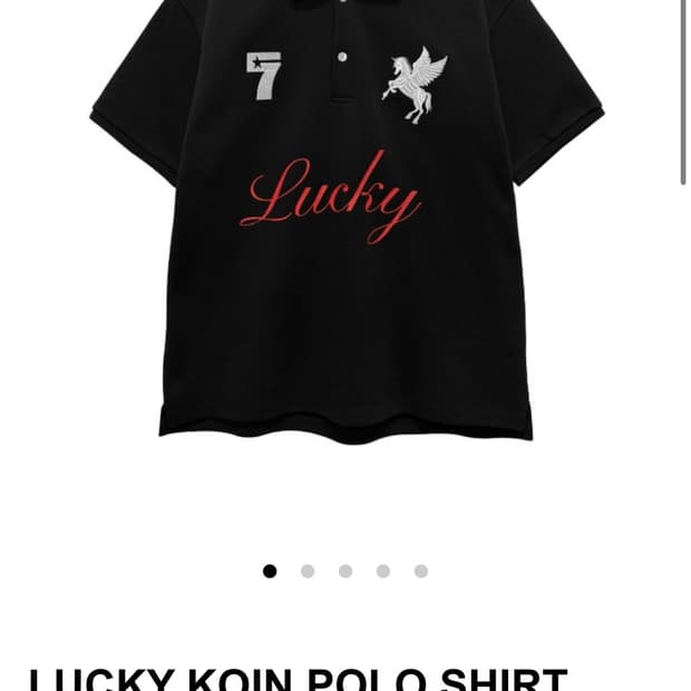 LUCKY KOIN POLO SHIRT