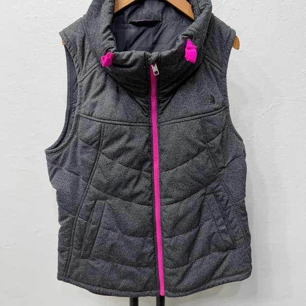 정품) 노스페이스 여성 패딩 조끼 M