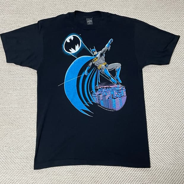 (XL) 80s 빈티지 배트맨 티셔츠
