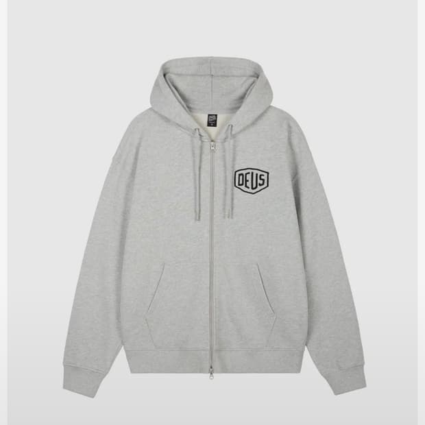새상품) 데우스 엑스 마키나 후드집업 그레이 M
